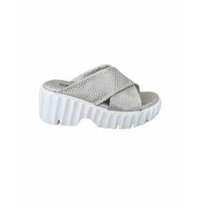 NEW SOFTWAVES women's marini sandal in silver